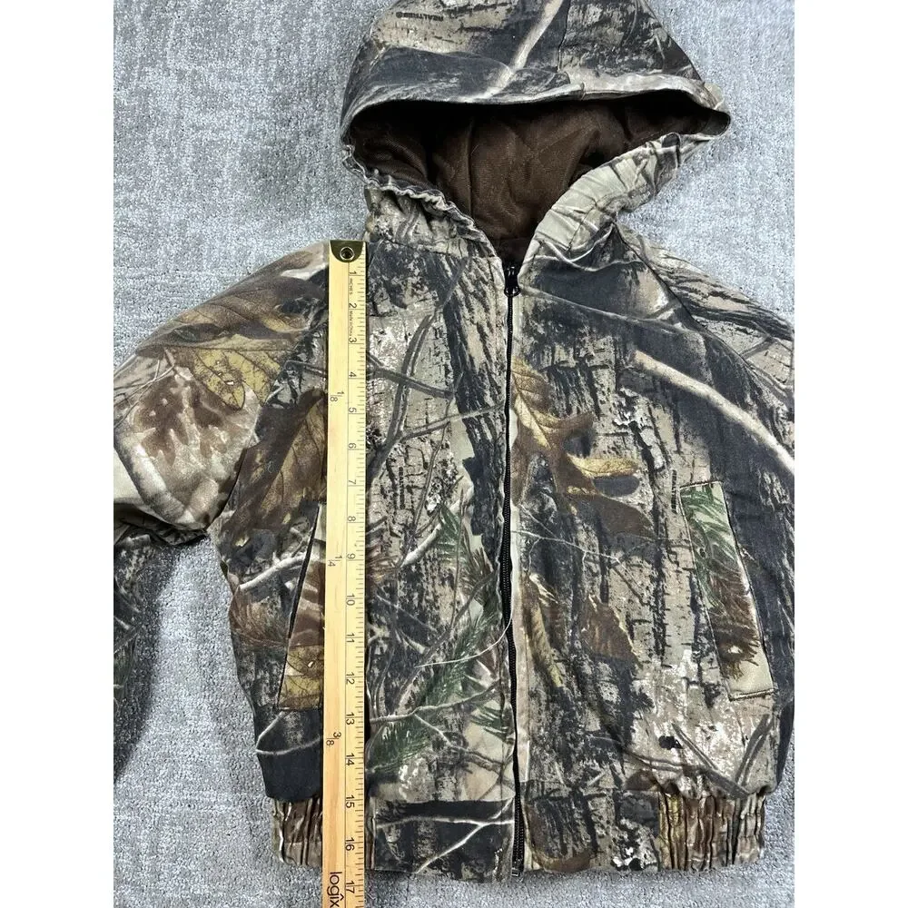 Russell Outdoors Youth Camo Outdoor Hunting Jacket Size 6-8 Small